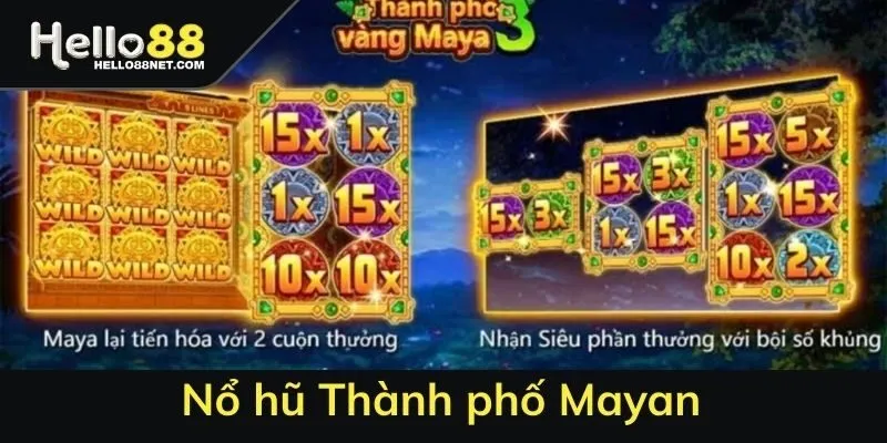 Nổ hũ thành phố Mayan - Siêu phẩm quay hũ thưởng khủng